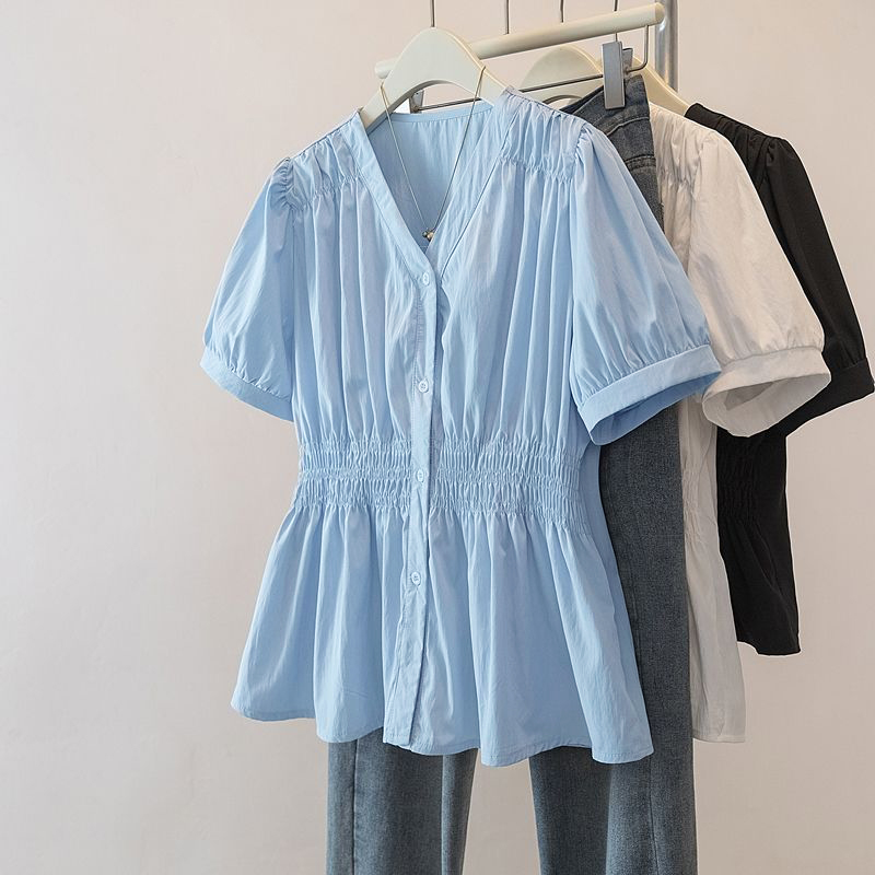 Summer Upf Clothing - قميص وبلوزة نسائية أنيقة للمكتب بمقاسات