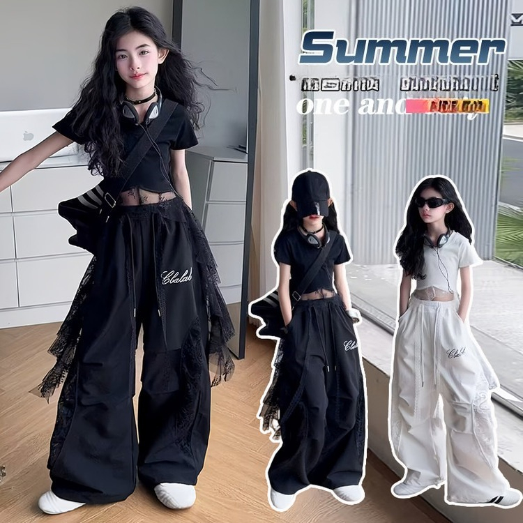 Summer Clothing Teen Girls - 4-14 الفتيات الهيب هوب الجاز شارع