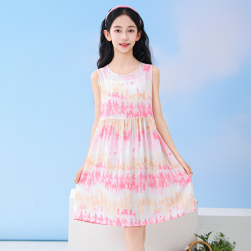 Summer Clothing Teen Girls - فساتين صيفية بدون أكمام للفتيات المراهقات،