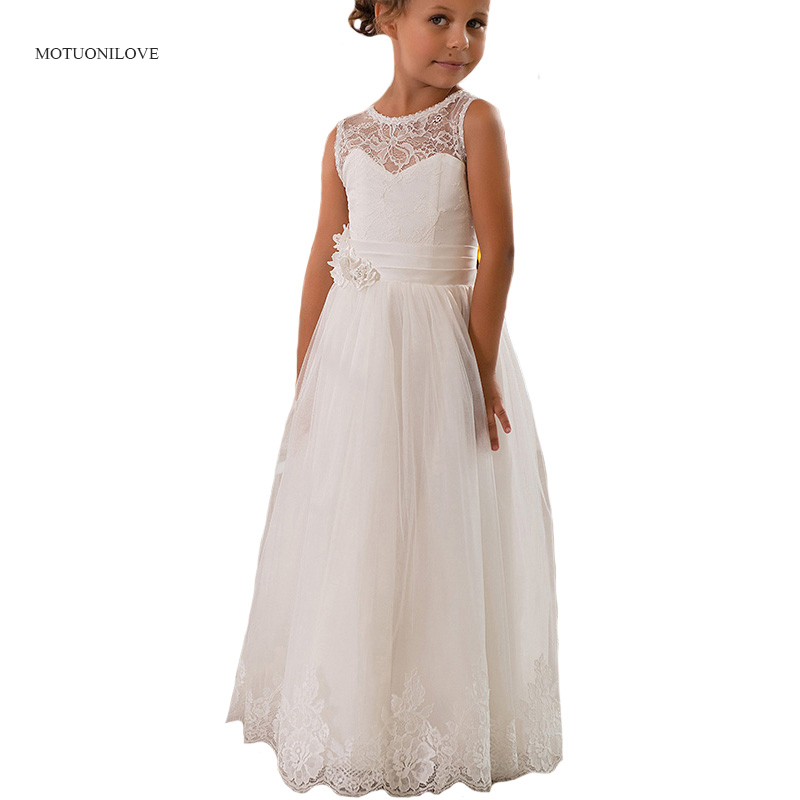 Summer Loving Kids Clothing - فساتين جوهرة بدون أكمام من الدانتيل