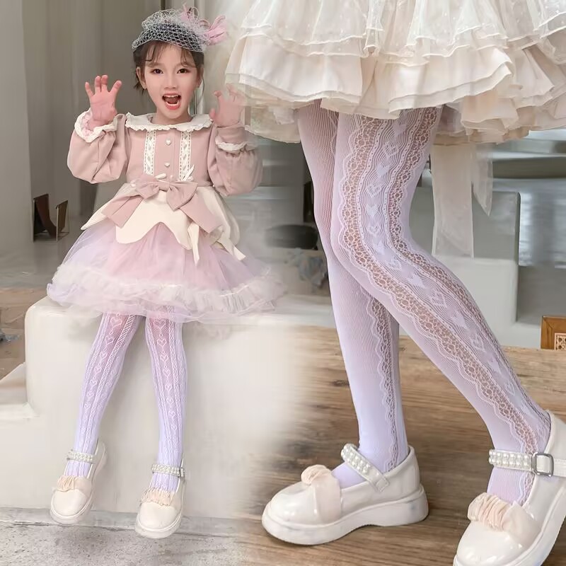 Summer Loving Kids Clothing - جوارب طويلة صيفية للفتيات والأطفال بتصميم