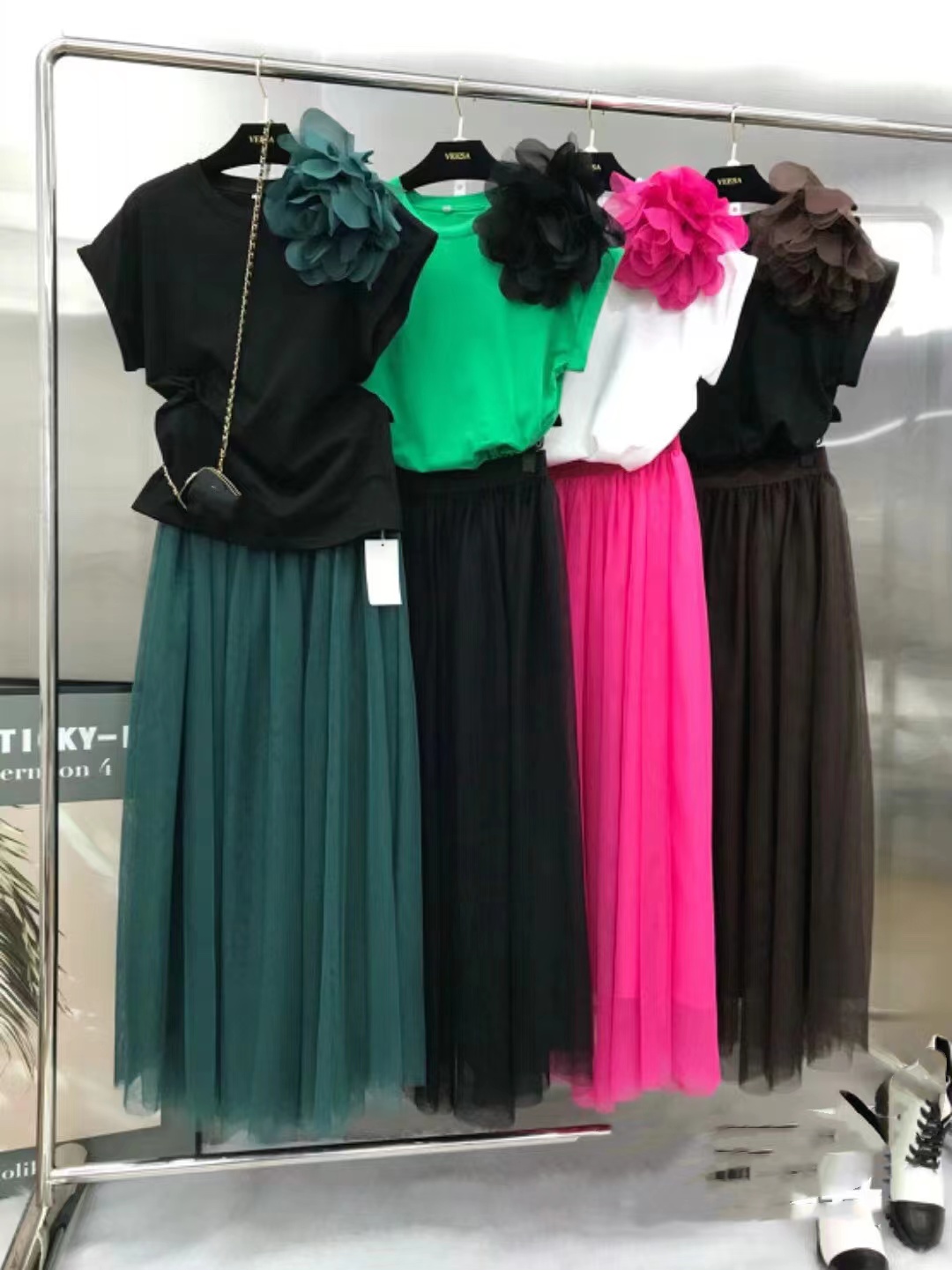 طقم فستان صيفي من قطعتين للنسا - مراجعة Summer Clothing Women Sale وسعره