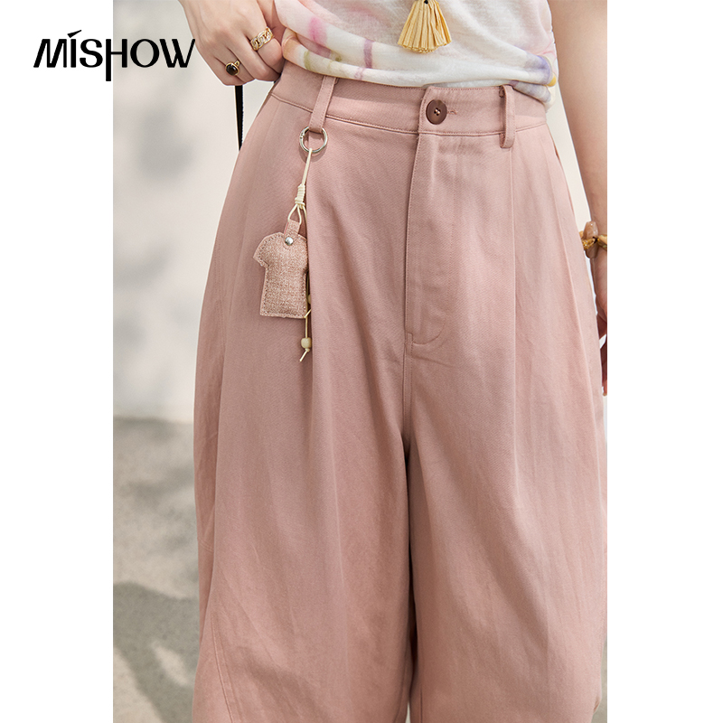 MISHOW بنطلون بالازو نسائي ورد - مراجعة Palazzo Pant Wide وسعره