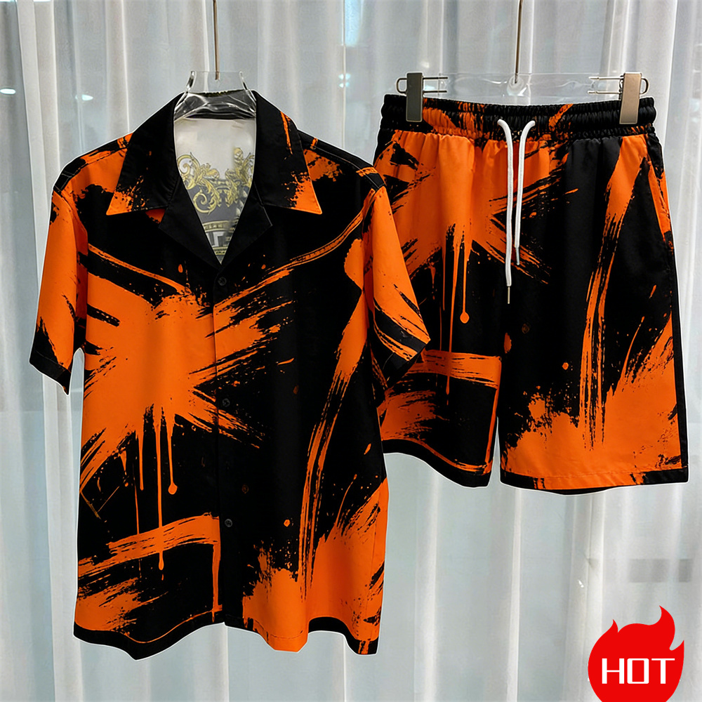 طقم رجالي مطبوع رقميًا من قطعت - مراجعة Quality Summer Clothing وسعره