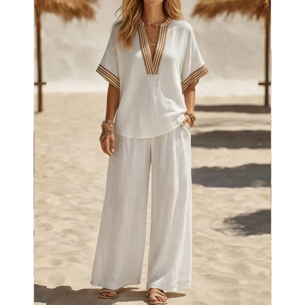 طقم نسائي جديد وعصري مكون من ق - مراجعة Zara Summer Clothing For Women وسعره