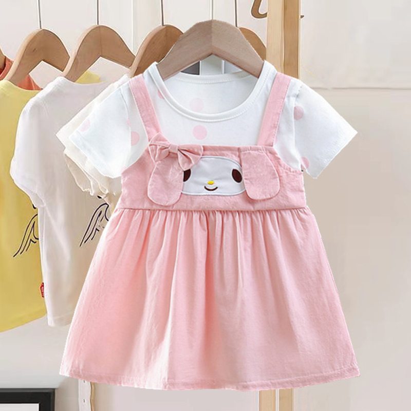 فستان كلب كرتوني للفتيات الصغي - مراجعة Summer Loving Kids Clothing وسعره