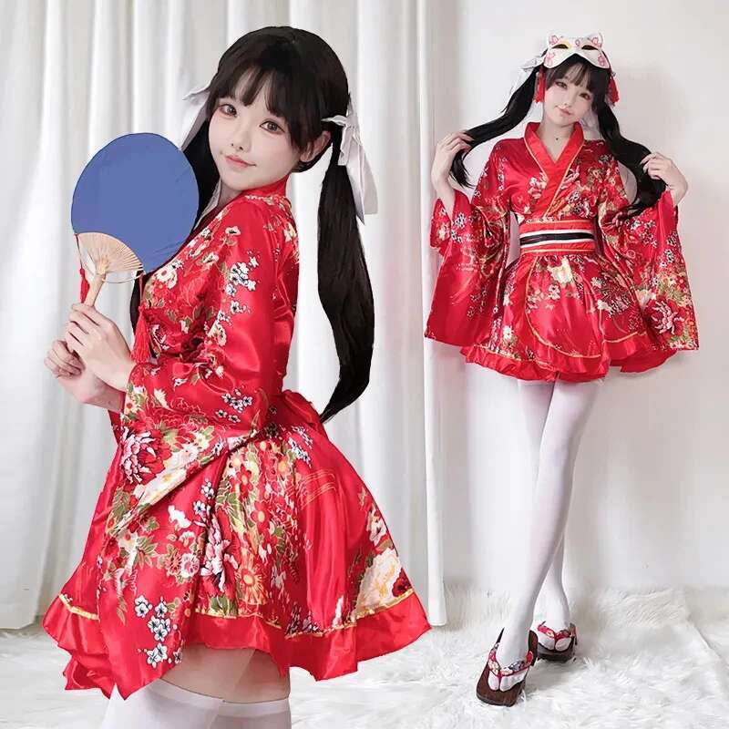 فستان كيمونو ياباني معدل للنسا - مراجعة Summer Japanese Clothing وسعره