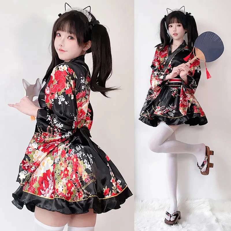 فستان كيمونو ياباني معدل للنسا - مراجعة Summer Japanese Clothing وسعره