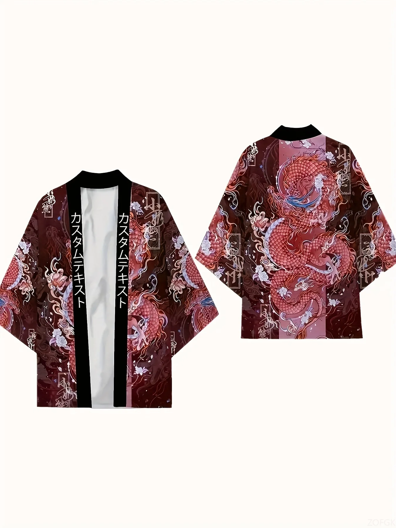 للجنسين كيمونو 3D ريترو طباعة  - مراجعة Summer Japanese Clothing وسعره
