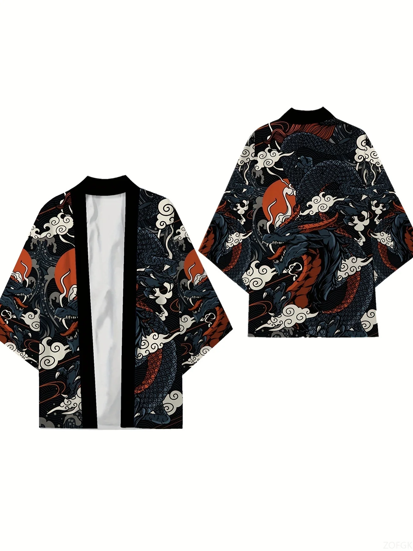 للجنسين كيمونو 3D ريترو طباعة  - مراجعة Summer Japanese Clothing وسعره