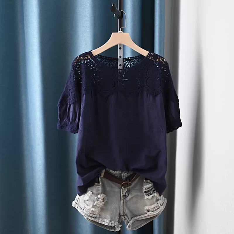 قمصان وبلوزات مطرزة بالدانتيل  - مراجعة Summer Clothing In Japan وسعره