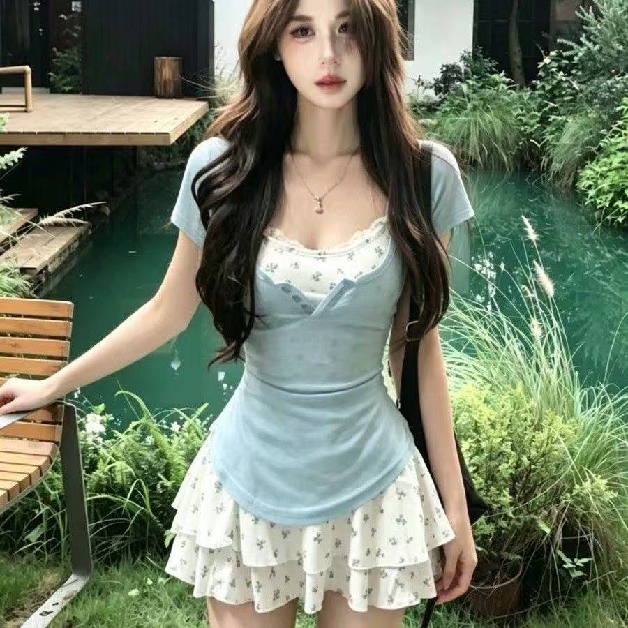 طقم نسائي أنيق من قطعتين على ا - مراجعة Summer Japanese Clothing وسعره