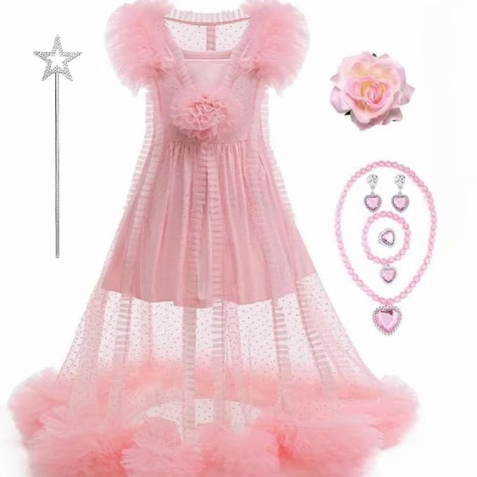 فستان الأميرة جليندا الوردي لل - مراجعة Summer Clothing Girl وسعره