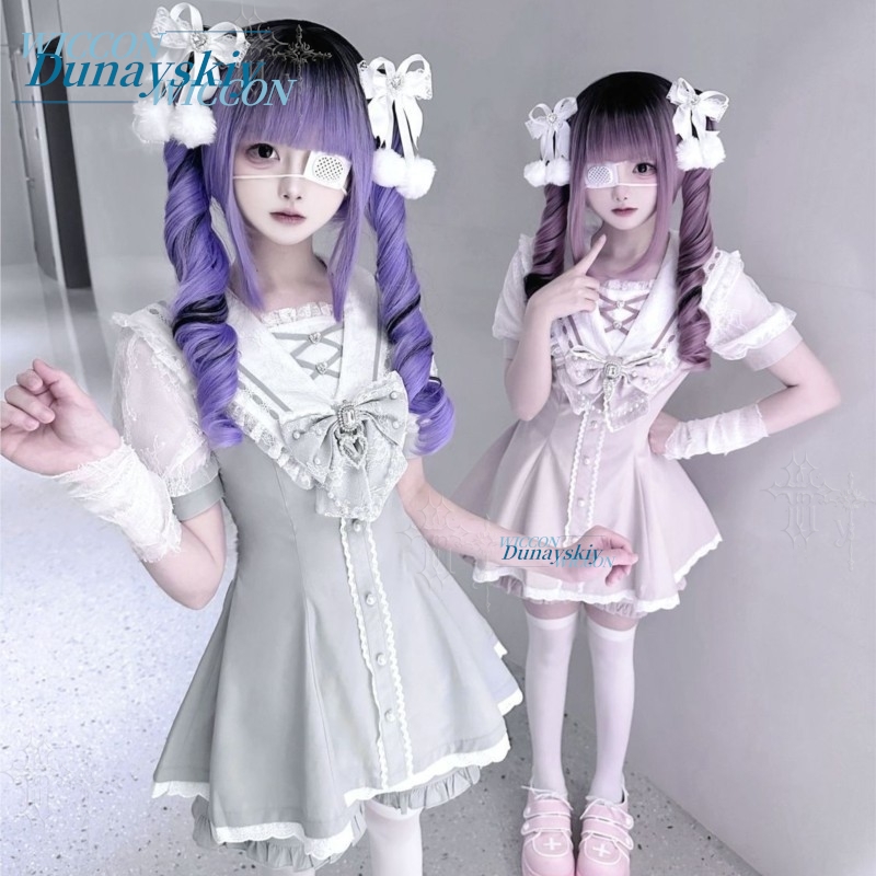 طقم فستان بياقة بحار، بأكمام ق - مراجعة Summer Japanese Clothing وسعره