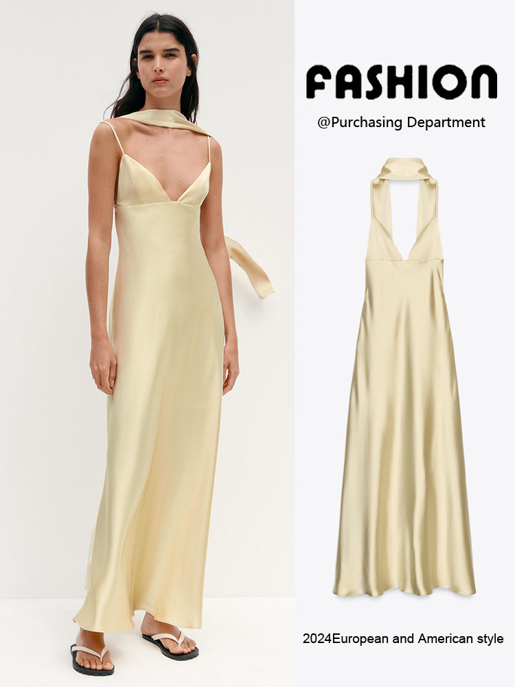 فستان سهرة نسائي أنيق جديد للص - مراجعة Quality Summer Clothing وسعره