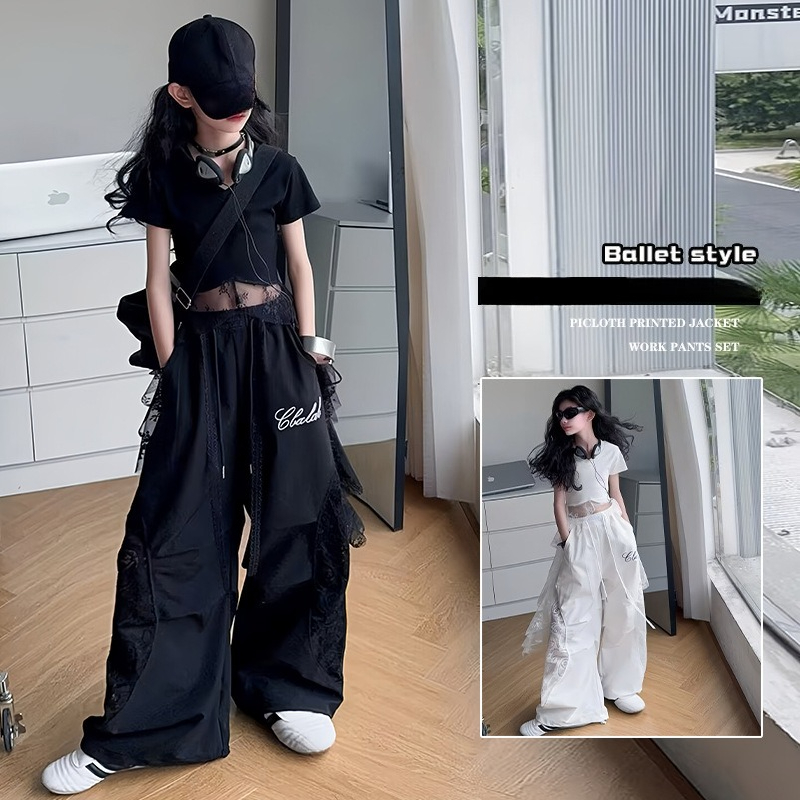 4-14 الفتيات الهيب هوب الجاز ش - مراجعة Summer Clothing Teen Girls وسعره