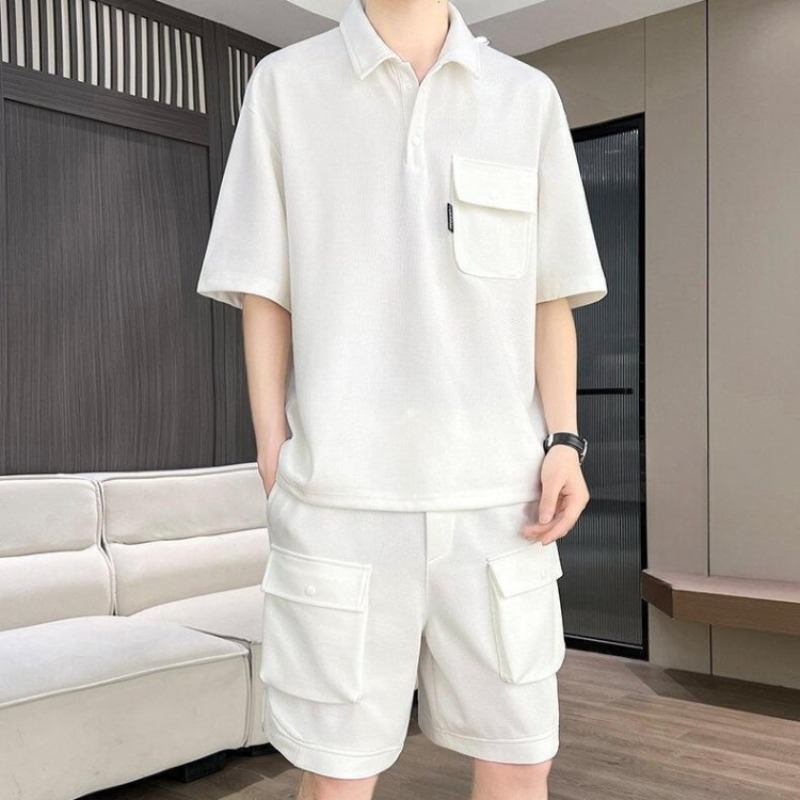 طقم قميص بولو بأكمام قصيرة وشو - مراجعة Quality Summer Clothing وسعره