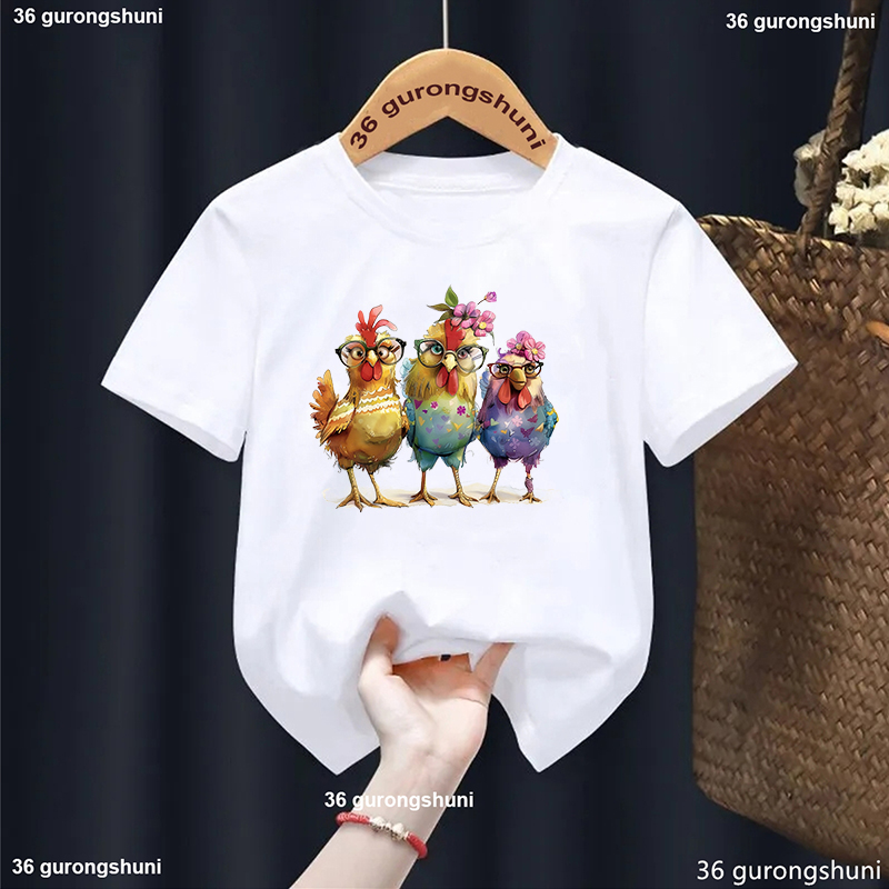 تي شيرت مطبوع عليه زهور دجاج ل - مراجعة Summer Loving Kids Clothing وسعره