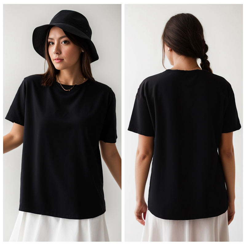 تي شيرت قطني مقاس كبير بأكمام  - مراجعة Quality Summer Clothing وسعره