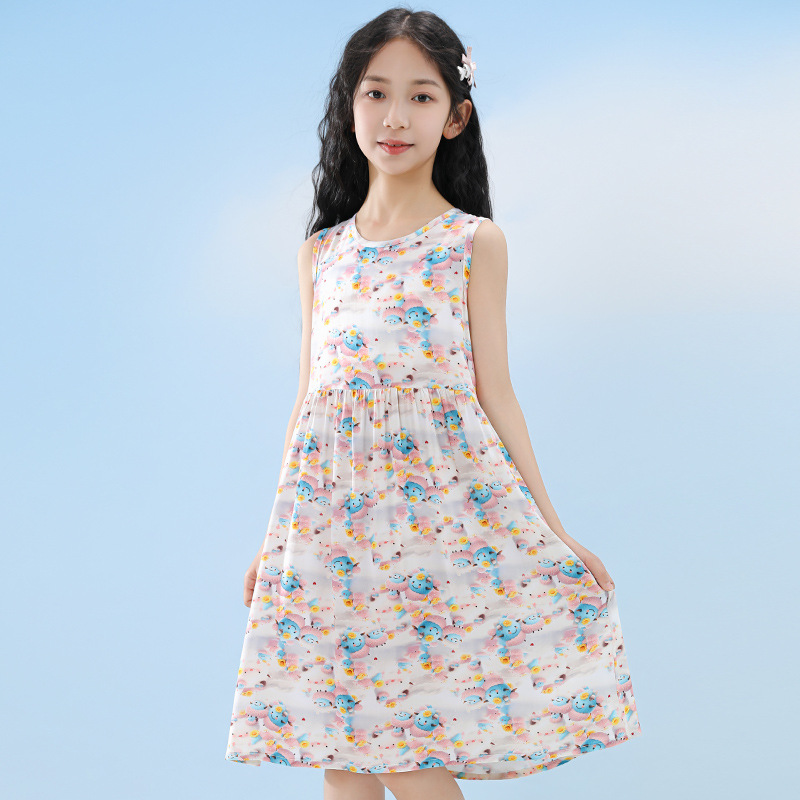 فساتين صيفية بدون أكمام للفتيا - مراجعة Summer Clothing Teen Girls وسعره