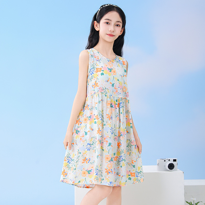 فساتين صيفية بدون أكمام للفتيا - مراجعة Summer Clothing Teen Girls وسعره