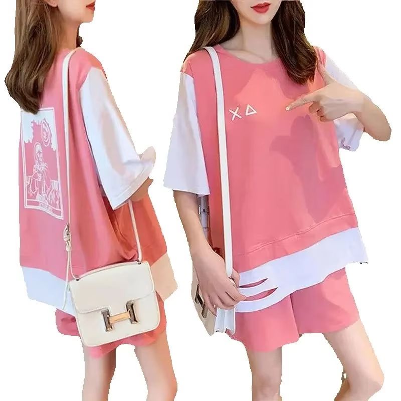 المرأة عادية حجم كبير 2 قطعتين - مراجعة Summer Clothing Wear وسعره
