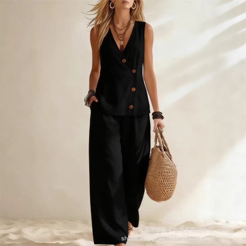 بدلة نسائية صيفية أنيقة بياقة  - مراجعة Zara Summer Clothing For Women وسعره