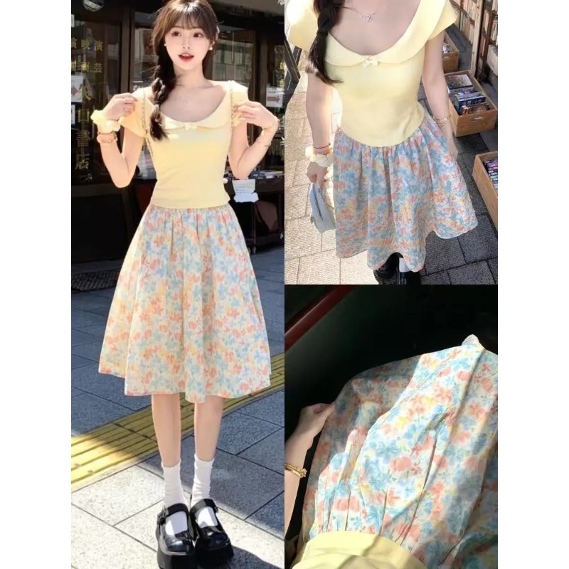 طقم نسائي ياباني كوري جديد 202 - مراجعة Summer Clothing In Japan وسعره