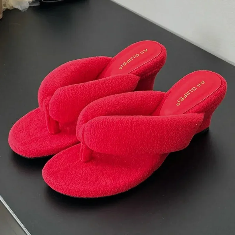 الراحة الناعمة أسافين النعال ا - مراجعة Summer Clothing Korea وسعره