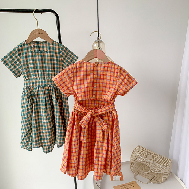طفل الفتيات القطن منقوشة واحدة - مراجعة Summer Loving Kids Clothing وسعره