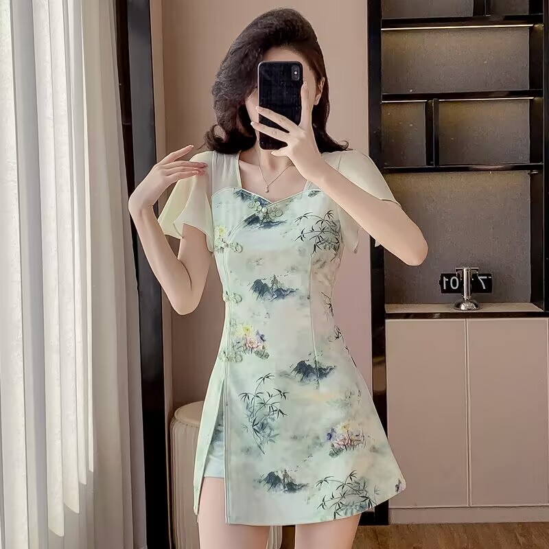 الصيف النمط الصيني الحلو شيونغ - مراجعة Summer Clothing Women Sale وسعره