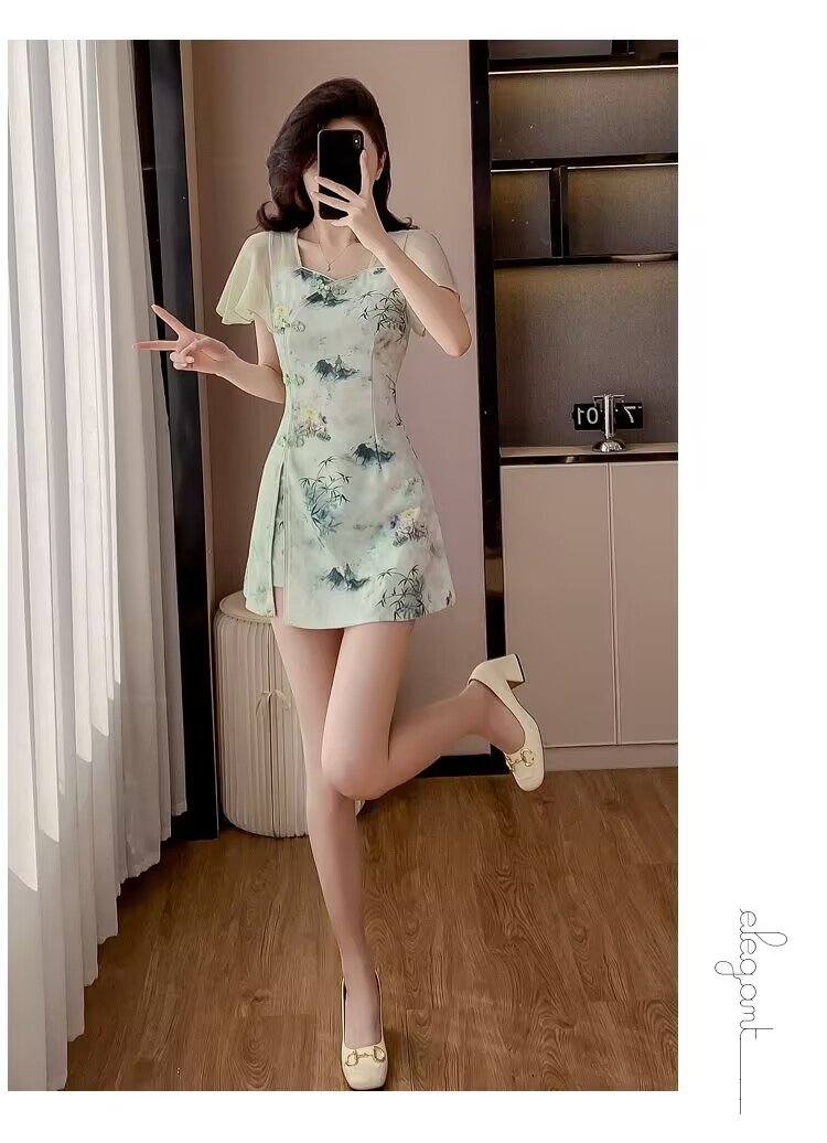 الصيف النمط الصيني الحلو شيونغ - مراجعة Summer Clothing Women Sale وسعره