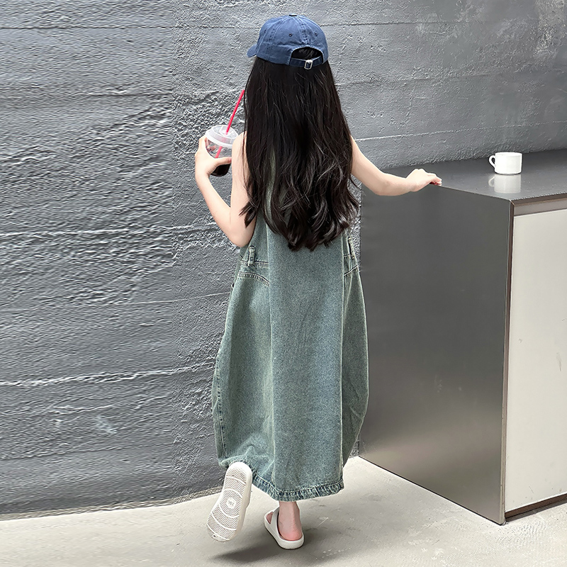 فستان كلاسيكي أزرق للأطفال الب - مراجعة Summer Clothing Girl وسعره