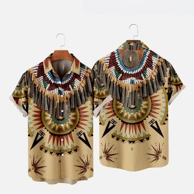 قمصان شاطئية بطباعة ثلاثية الأ - مراجعة Indian Summer Vintage Clothing وسعره