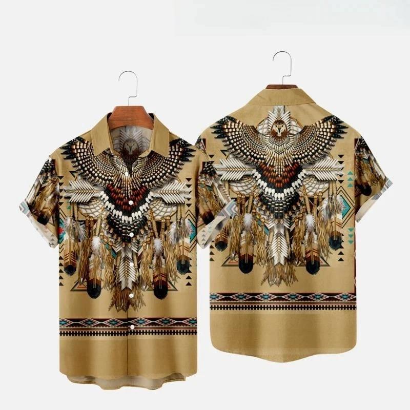 قمصان شاطئية بطباعة ثلاثية الأ - مراجعة Indian Summer Vintage Clothing وسعره