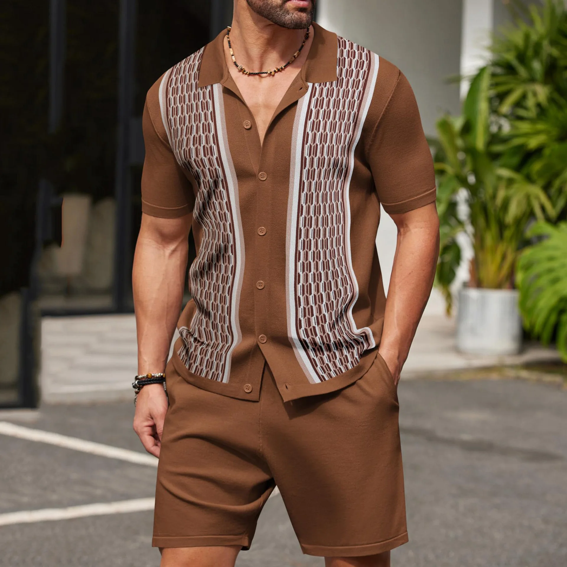 طقم صيفي رجالي من قطعتين بأكما - مراجعة Quality Summer Clothing وسعره