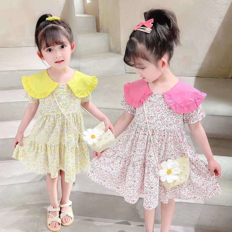 2 قطعة الصيف الأصفر الأزهار ال - مراجعة Summer Clothing Teen Girls وسعره