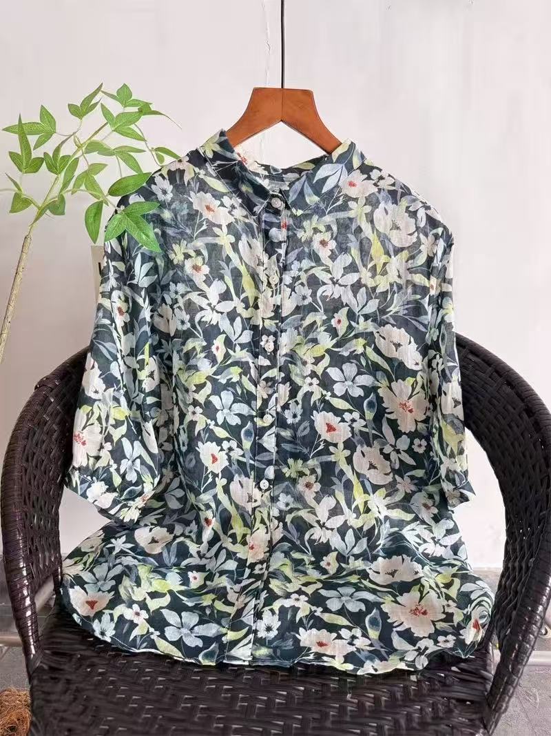 قميص نسائي من الرامي النقي لعا - مراجعة Summer Clothing In Japan وسعره